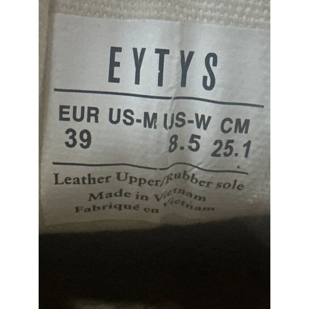 Eytys Mother of Galosch Low Top Sneaker 39 8.5